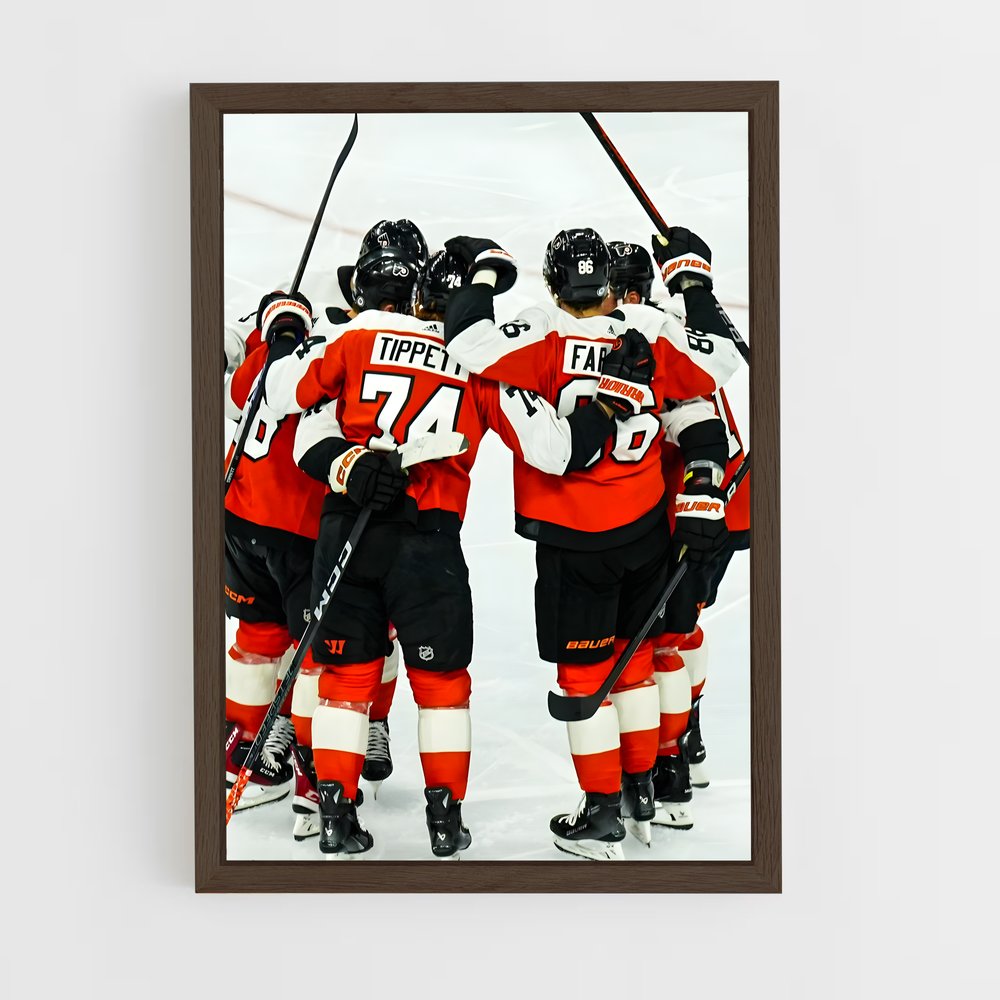 Poster La Fête des Flyers – affiche Hockey sur glace (vue 5)